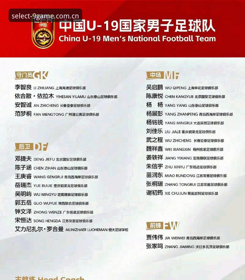 九游对战回放服务推荐 U19国足土伦杯出局深度评测:从4战2胜到进攻瘫痪的真相
